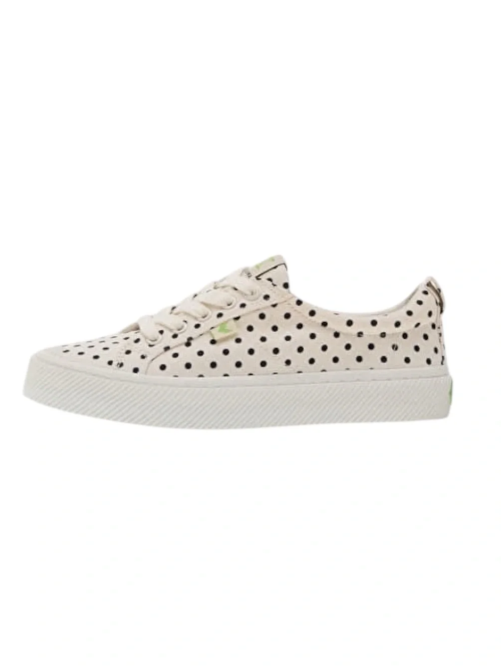 Cariuma OCA Low Polka‎ Dot White Black Canvas Sneakers Womens 8 SW 100103W15W
